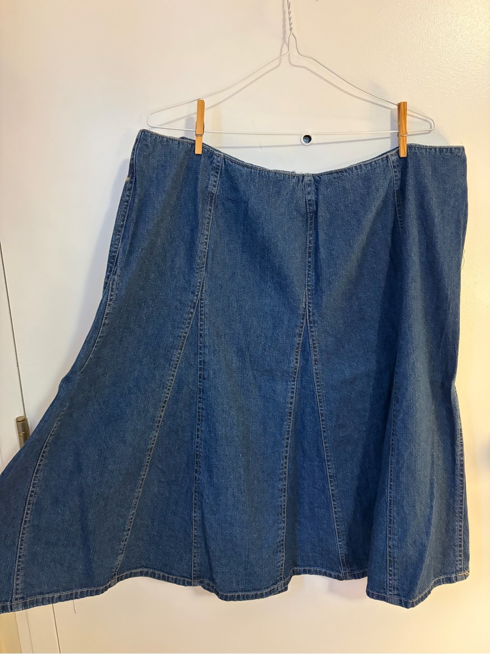 Westport Blue Denim Full modest skirt